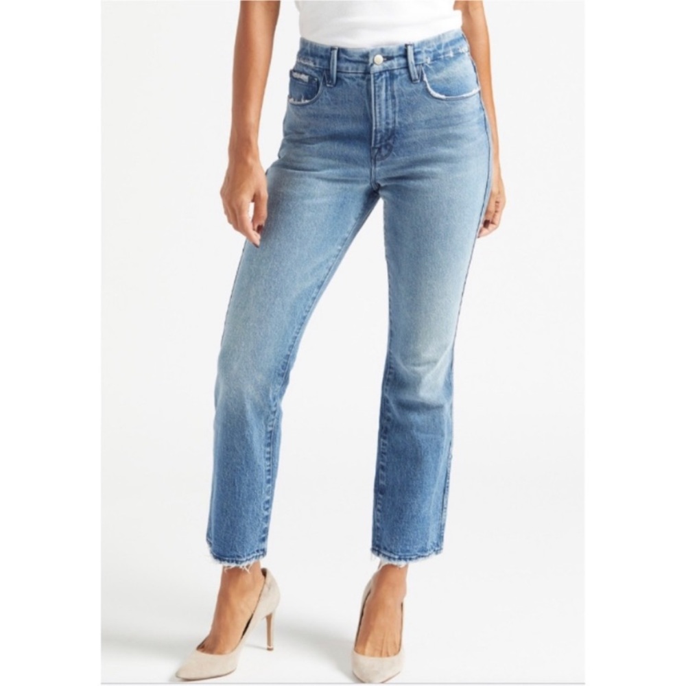 Good American Good Curve Straight Leg Jean - size 16, color: Indigo205